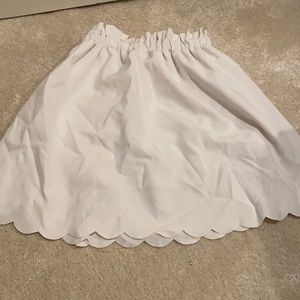 White skirt